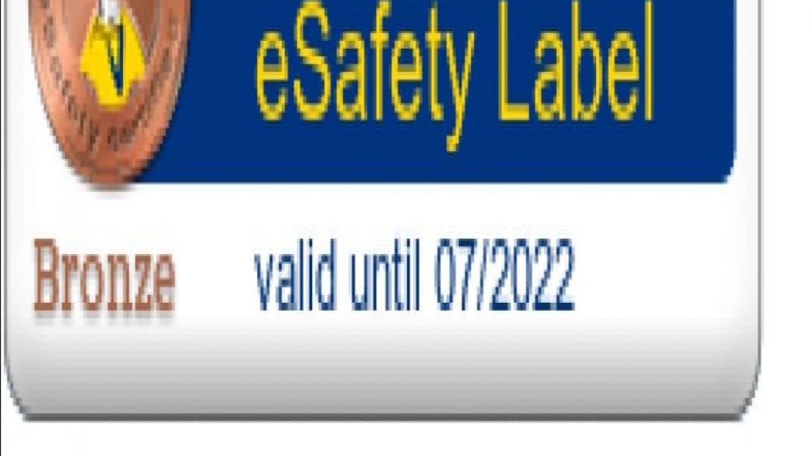 Okulumuza E Safety Label Bronz Etiketi Ödülü Verildi 